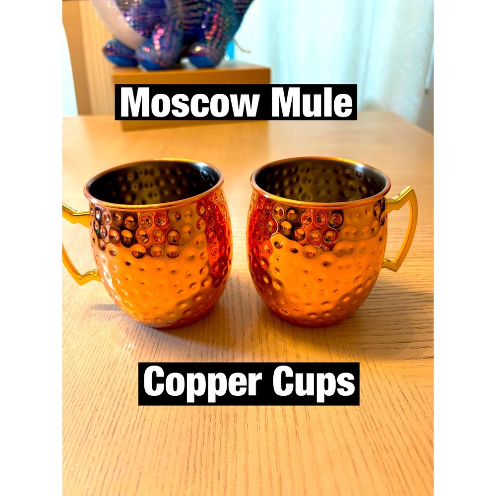 Moscow Mule‎ Copper Cup Duo. Brand New